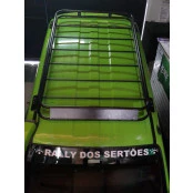 Bagageiro Jimny Duplo Reforçado pintura epóxi, fixação nos furos originais