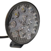 Farol de Milha LED 42W com 14 LEDS 12v / 24v - 11,5 cm - Unitário