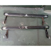 Par de Estribos Pajero TR4 cromado Usado Perfeito Estado