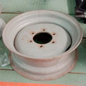 Roda 16x7 Trator CBT Massey Ferguson, Valmet Ford 6 Furos Usada Perfeita