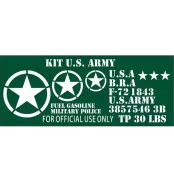 Adesivo Militar Plotado para Viaturas e Jeep (kit completo)