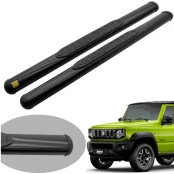 Estribo CCF oval preto Jimny Sierra 2021 2022
