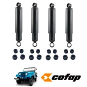 Kit com 4 Amortecedores de Suspensão Jeep Ford Willys Original Cofap