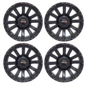 Jogo de Roda 18x9 6x139,7 Black Semi Brilho 30% Mais Reforçado Offset 0