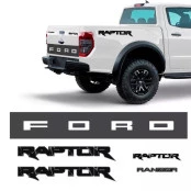 Jogo de Adesivos Emblemas Ford Raptor para Ford Ranger