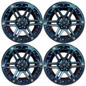 Jogo com 4 Rodas 17x9 6 furos de 139.7 Reforçada Off Set Zero