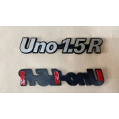 Emblema Uno 1.5 R - 1984 À 1990 - Modelo Original