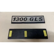 Emblema Fiat 1300 GLS Lateral Porta Linha Fiat Antiga 1976 até 1980