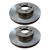 Par de Discos de freio Dianteiro Ford Ranger 2001 à 2006 4x4 Cabine Simples Ford Explorer  2001 à 2006 