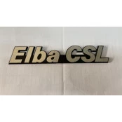 Emblema Letreiro Nome Elba Csl 