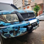 Mesa de Guincho para Embutir no Para-choque da MITSUBISHI Pajero TR4 