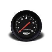 Contagiros 52mm 8.000RPM Street na Cor Preta