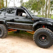 Snorkel Modelo Savana Lado Carona para Cherokee Sport KJ de 2002 até 2007