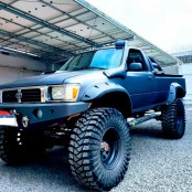 Jogo de Alargadores Fender Toyota Hilux Cabine Simples de 1993 até 2004
