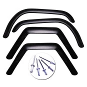 Combo Jogo de Alargador de Para-lamas em fibra resistente com rebites p/ Jeep Willys 60 a 83 (4 peças)