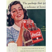Quadros Decorativos Retro (Imagens Retro) - Tema: Coca-Cola The Package