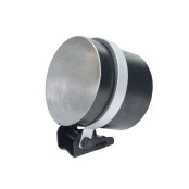 Copo para Relógio / Velocímetro / Voltímetro / etc. Cronomac 85mm Alumínio com presilha prata - Completo
