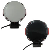 Farol de Milha Led com Armação Vermelha com 51W / 17 LEDs + Capa Protetora - Valor Unitário