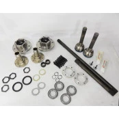 Kit de eixo Flutuante dianteiro  High Performance com Homocinéticas para Rural 30 estrias O eixo mais reforçado do merca