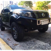 Para Choque Dianteiro para Nissan Frontier, 2019 em diante - Feito em aço acompanha mesa ( base para guincho )