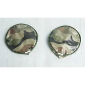 Capa de farol de Milha Camuflado / Verde c/ 17cm de diâmetro (O par)