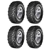 Jogo com 4 Pneus Dunlop  265/70R16 MT 2 -  Ideal para L 200, Tríton, Hilux, Amarok, Jeep com aro 16,  Lateral Reforçada