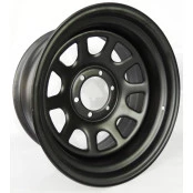 Roda 17x8 6 furos de 139,7 Daytona em aço reforçado - Offset negativo -25 (Não precisa de espaçador de roda)