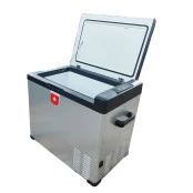 Geladeira Automotiva Até -20°C - 12v / 24v / 127v / 220v 50 Litros Cooler Compressor Ideal p/ Camping / Pesca 