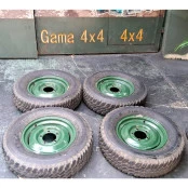 Jogo com 4 pneus 215/80 R16 Firestone Radial 70% de Vida
