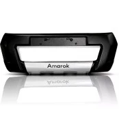 Overbumper para Amarok Ano 2010 à 2022 com Protetor Frontal na cor Preta com Cromado BEPO