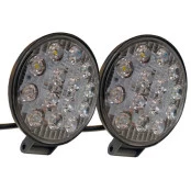 Farol de Milha LED 42W com 14 LEDS 12v / 24v ( 11,5 cm ) - O Par