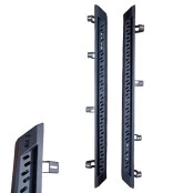 Estribo Modelo Rockslider  Jeep Gladiator Pintura Eletrostática Resistente a Altas Temperatura