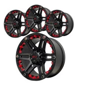 Jogo com 4 Rodas 17x9 6 furos de 139,7 (Nova Ranger, Troller, Nova S 10, Triton, L 200 Off Set 0