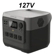 EcoFlow River 2 Pro Gerador Portátil Energia 800W 768Wh 127v  Wi-Fi Bluetooth Trailer Camping Casa Solar Offgrid