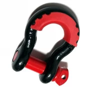 Anilha (Manilha) de Aço Carbono 5/8 com Protetor Anti Ruído para Troller Jeep e Picapes