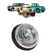Lanterna Dianteira Jeep Willys de 51 a 52 e 62 a 83 - Modelo Menor - 12v com capa de plástico - Unitário
