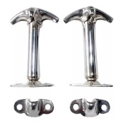 Gancho de capo cromado para jeep willys, Rural e F-75 - O Par