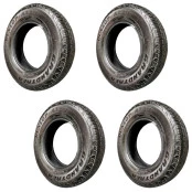 Jogo com 5 Pneus 195x80 R15 95% de Vida Útil  (Dunlop)