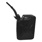 Galão De Gasolina Preto 20l Transporte Combustível C/ Bico
