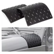 Protetor de carenagem Externa / Curvão lateral Body Armor para Jeep Wrangler JK JKU Unlimited Rubicon 2007-2018 - O Par