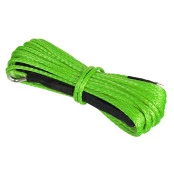 Cabo Sintético Kevlar p/ Guincho 28mts 10mm 8.500lbs 12.000lbs 13.500lbs - VERDE