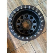 Roda modelo Daytona BLACK Estilo Mangels 15x10 6 Furos, com Beadlock