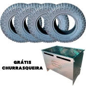 Jogo com 4 Pneus 35x12,50 R18 RT 60% Terrenos Acidentados 40% Estradas + Churrasqueira Grátis