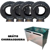 Pneu 265/70 R17 Mud GT Radial Savero Komodo com Cravos e Reforço Lateral 121/118Q + Churrasqueira Grátis