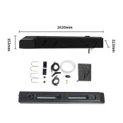 Tanque Reservatório p/ Rack de Teto para água com Mangueira Pressurizada 26 Litros - Ideal para Camping e Offroad