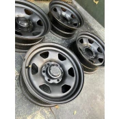 Jogo com 4 Rodas 16x7 6 Furos  de 139,7 Toyota Bandeirante Hilux S10 Triton L200 Engesa Troller