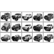 MINIATURA PERSONALIZADA DO DEU JEEP FEITA EM IMPRESSORA 3D ESCALA 1:43 (ENVIAR FOTOS DO SEU CARRO)