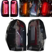 Par de Lanternas Traseira LED Fumê Mitsubishi Triton 2021, 22, 23, 24 e 25