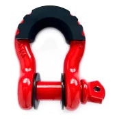 Anilha (Manilha) de Aço Carbono 3/4 com Protetor Anti Ruído para Troller Jeep e Picapes