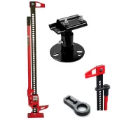 COMBO: Macaco (Tipo) Hi Lift / Marca Hi Jack 1,50 mts + Suporte universal para macaco Hi-Lift - Fixação no estepe